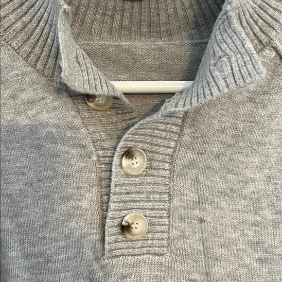 Gray Button-Up Sweater - Picture 2 of 2